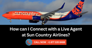 How can I Connect with a Live Agent at Sun Country Airlines?